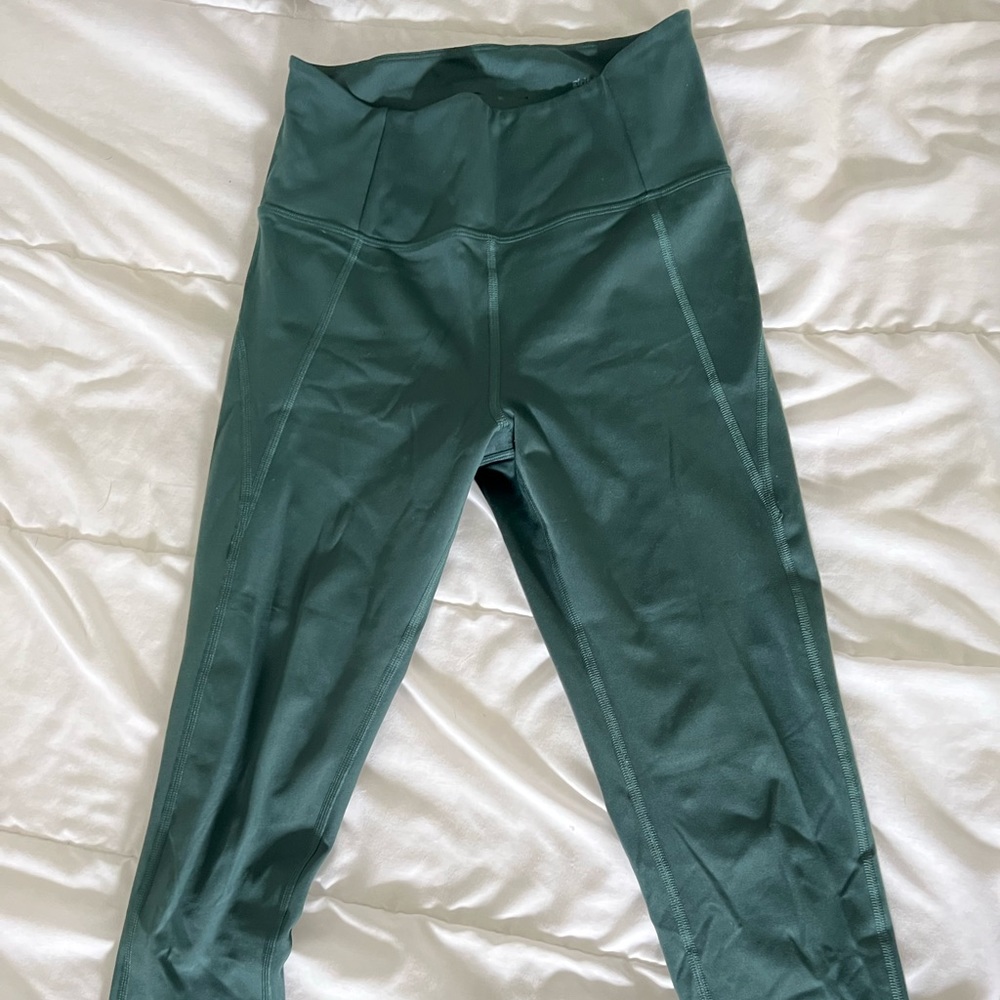 Green Girlfriend Crop Leggings